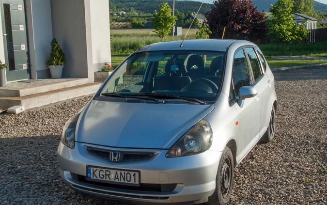 Honda Jazz cena 4999 przebieg: 208000, rok produkcji 2002 z Gorlice małe 92